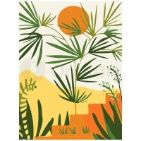 Tropical Summer: Paint by Numbers