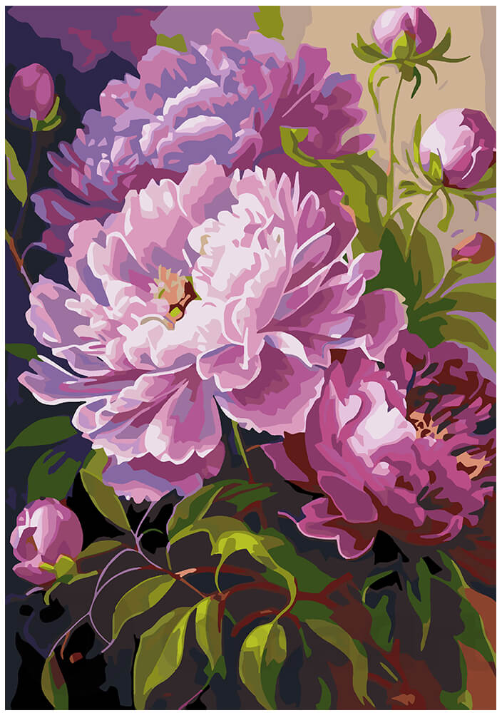 Tenderness of Nature: Peonies on Canvas