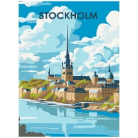 Stockholm Shoreline: Spires of the Old Town