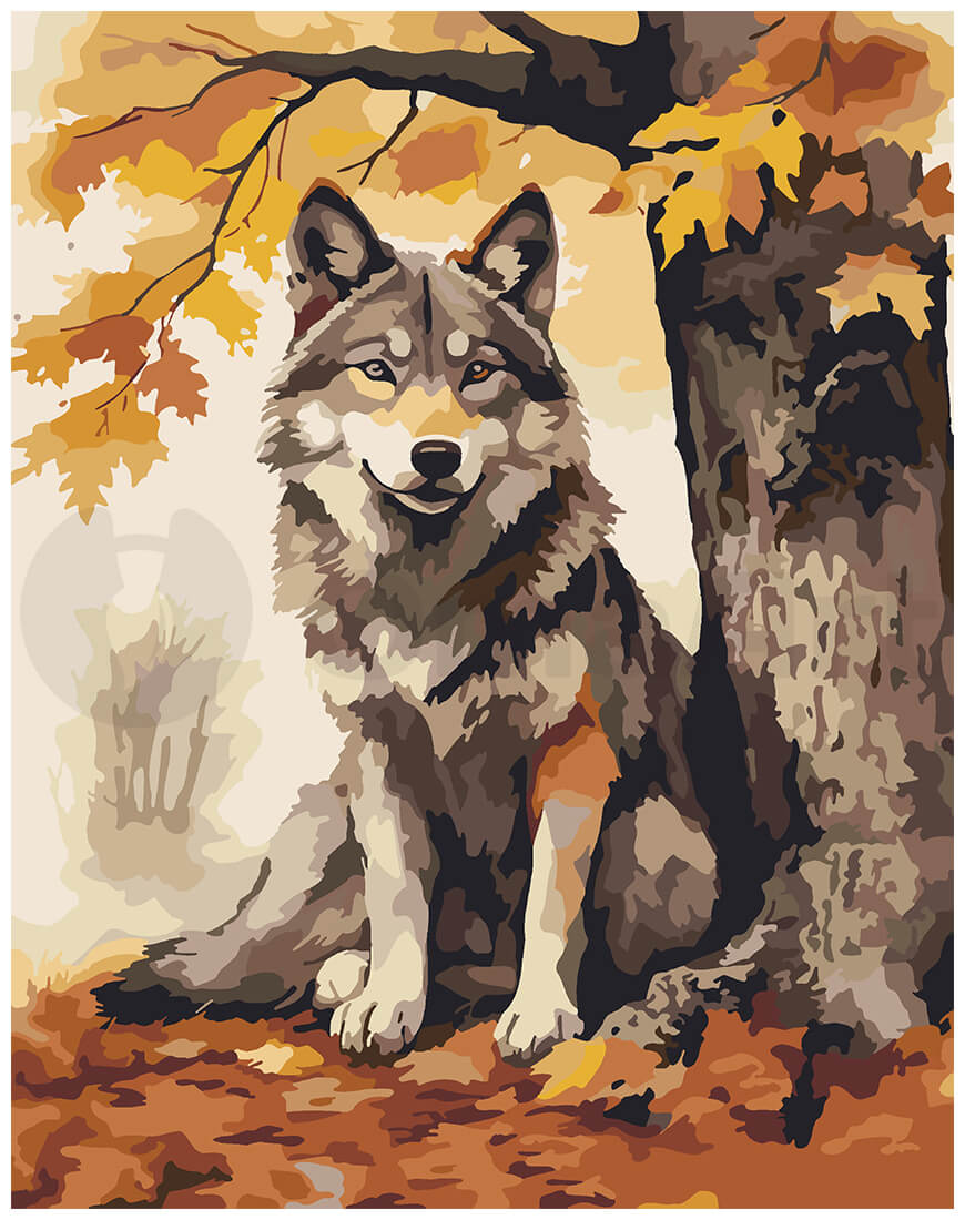 Guardian of the autumn forest