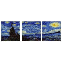 Tähistaevas, kolmikpilt - Vincent van Gogh